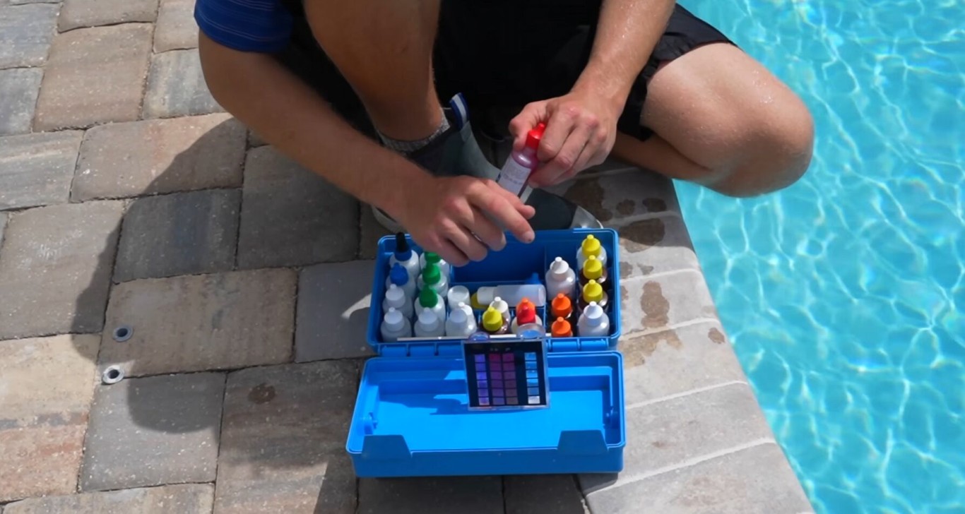 Professional pool water chemistry testing in Glendora, CA